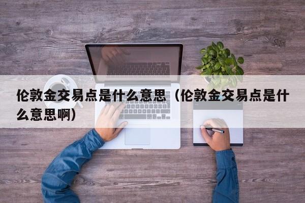 伦敦金交易点是什么意思（伦敦金交易点是什么意思啊）